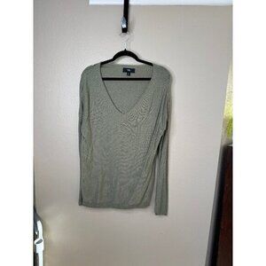 Mossimo Women's Green‎ Sweater size X-large long sleeve lightweight v-neck